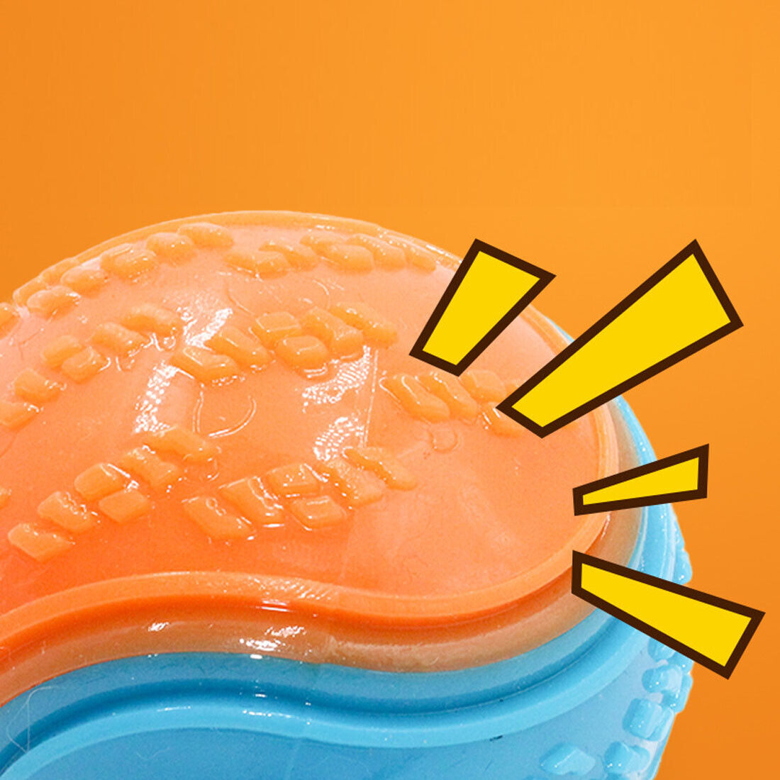 Durable Squeaky Set Of 8 Dog Balls For Teeth Cleaning