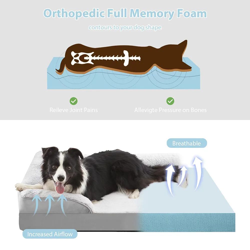 Waterproof Bed With Ortopedic Foam
